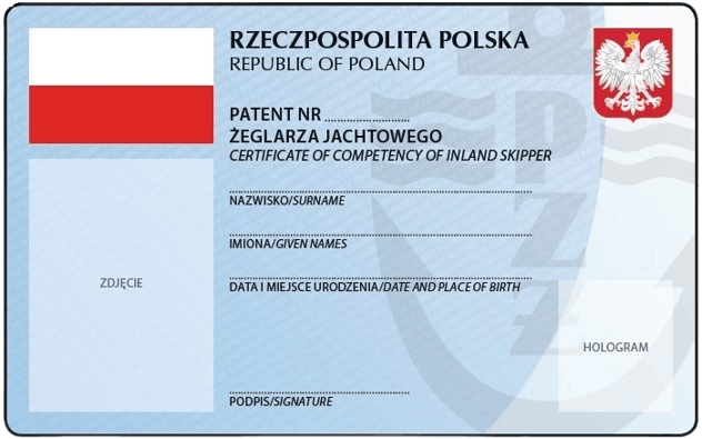 Patent Zeglarza Jachtowego Pzz