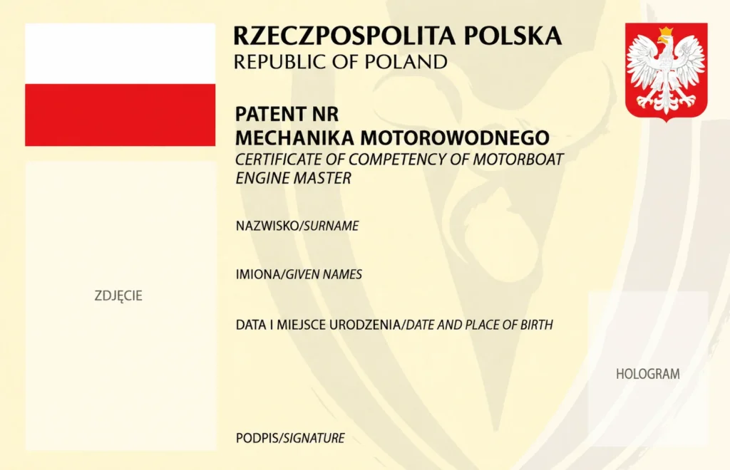 Patent Mechanika Motorowodnego Pzmwinw